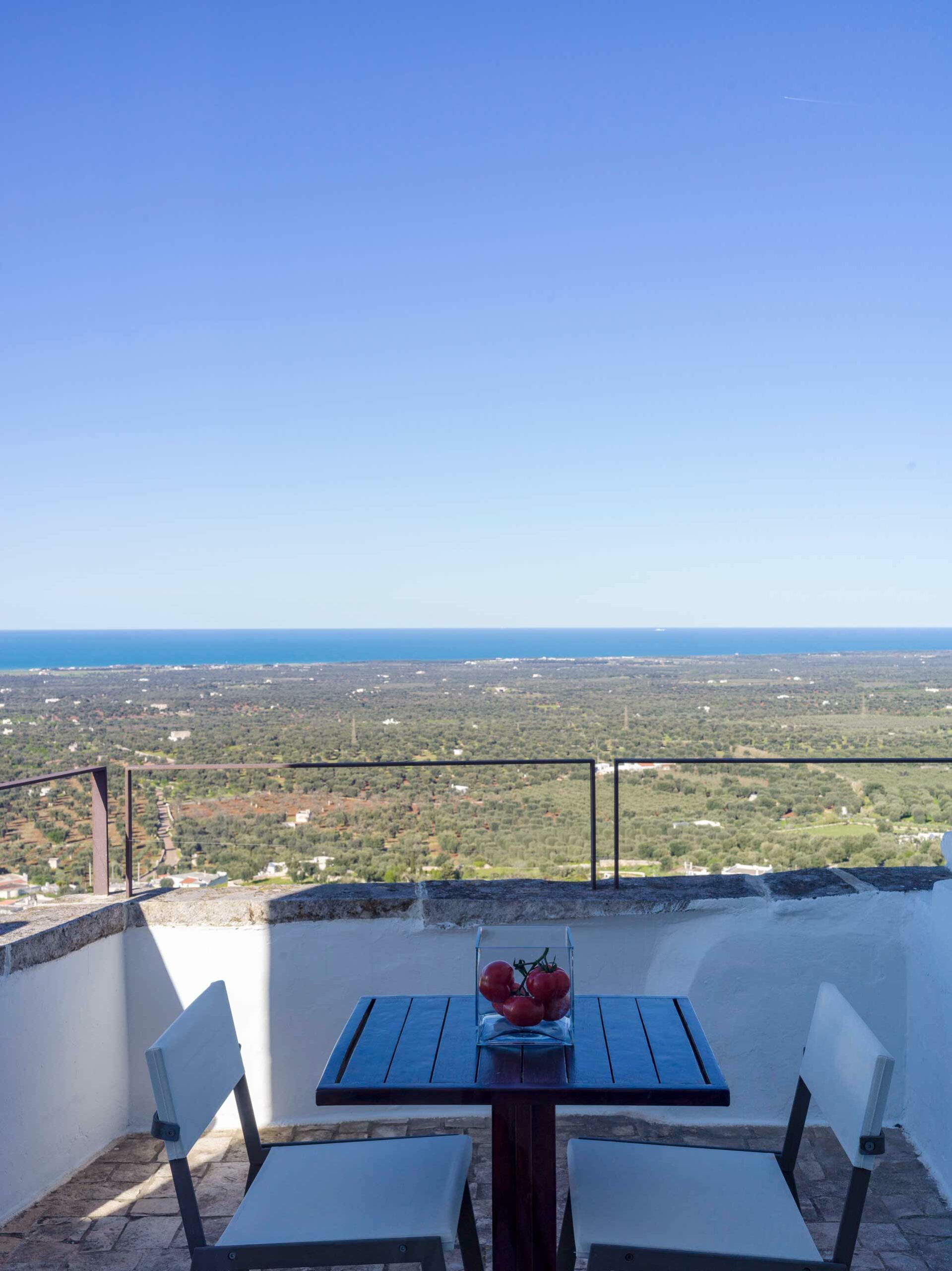 Camera Deluxe Balconcino Vista Mare Il Sole Balconcino Relais Ostuni